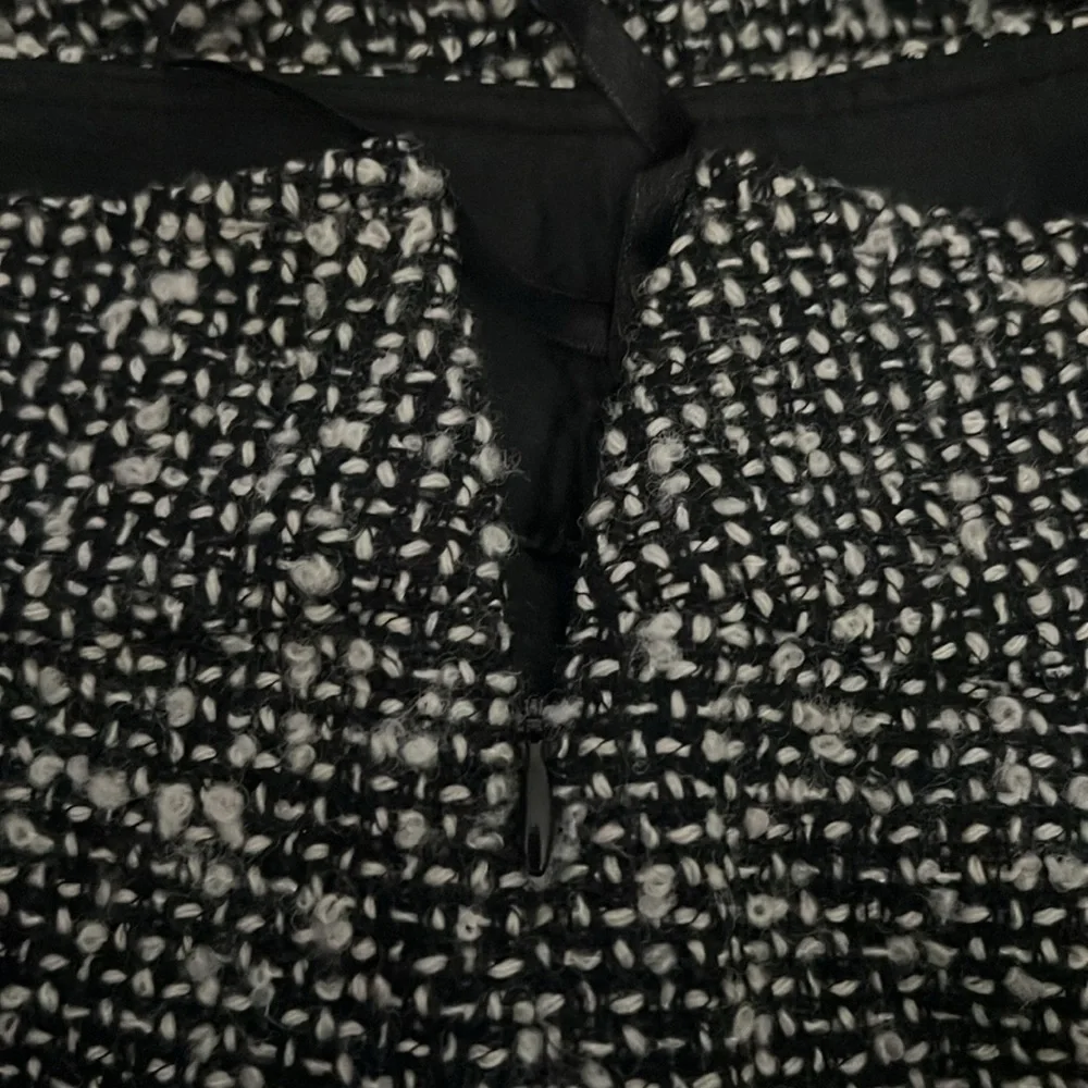 Women’s INC Black and White Wool Skirt Size 12
